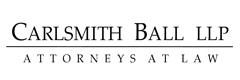 Carlsmith Ball LLP international law firm logo.